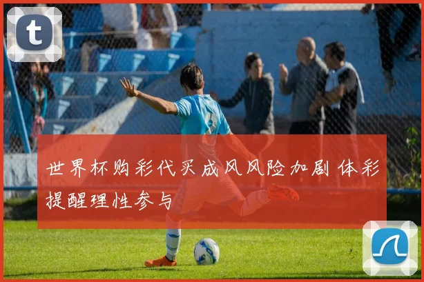 世界杯购彩代买成风风险加剧 体彩提醒理性参与