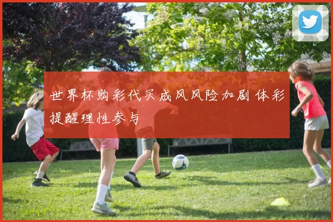 世界杯购彩代买成风风险加剧 体彩提醒理性参与